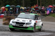 Rallye Český Krumlov: Kopecký / Dresler - Škoda Fabia S2000